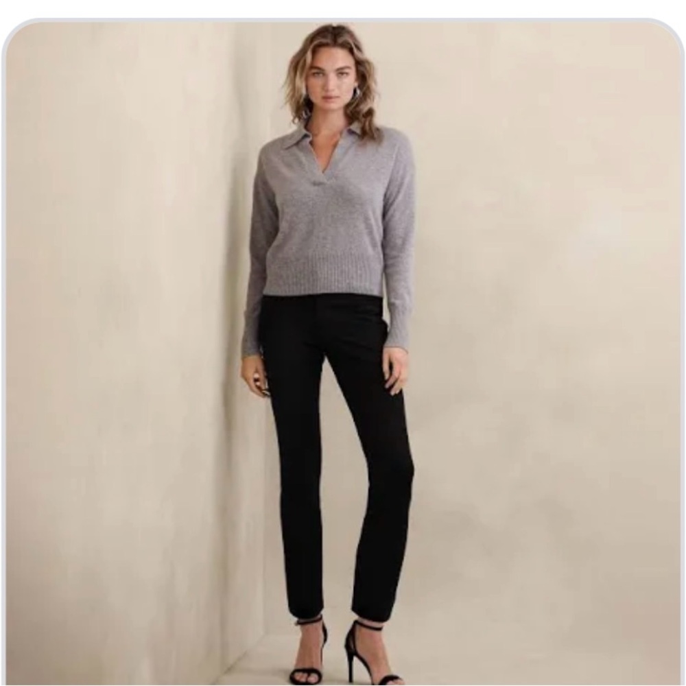 BANANA REPUBLIC SLIM NAVY  PANT SZ 4
